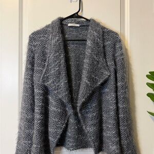 Nara Mague Italian Luxury Open-Front Cardigan